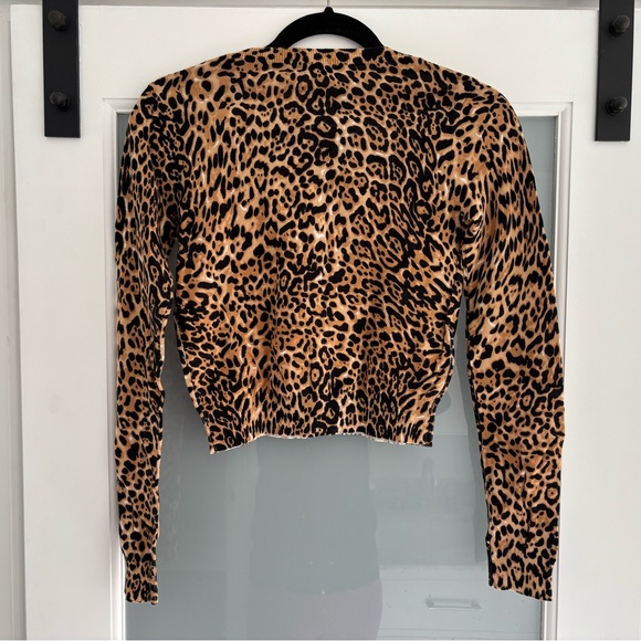Zara Leopard Print Cardigan - Picture 5 of 5